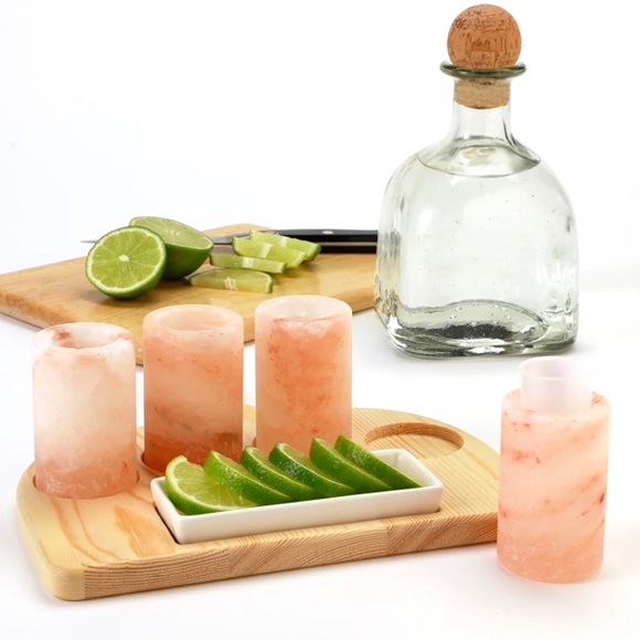 The Spice Lab Set of 4 Tequila Salt Shooters - Picture 1 of 12